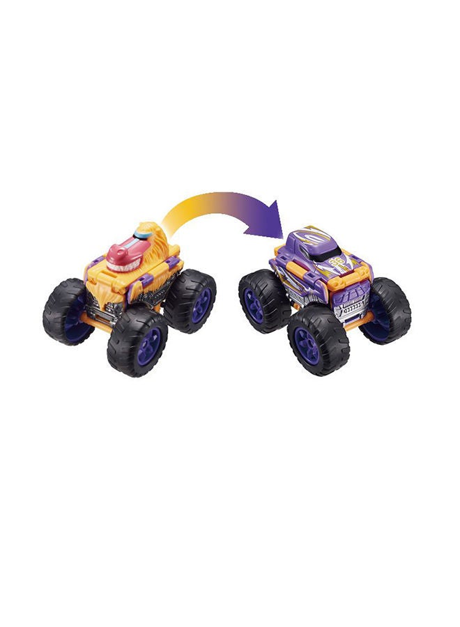 TRANSRACERS سيارة ترانسراسرز 2 في 1 قابلة للتحويل - شاحنة الغوريلا العملاقة - Image 3