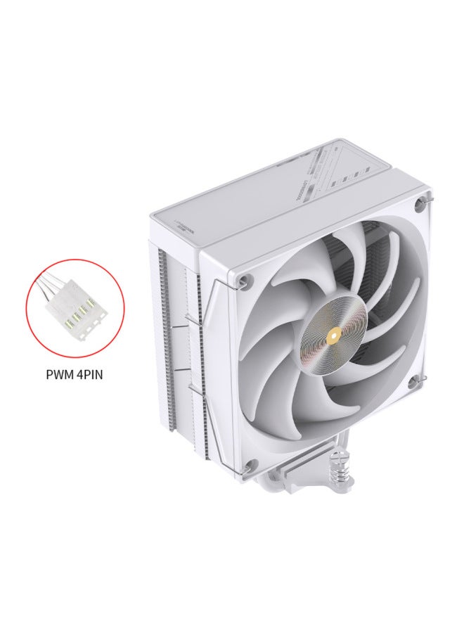 LOVINGCOOL Desktop Computer Temperature-controlled Argb Air-cooled Full-platform Amd Cooling Fan With Four Copper Pipes Cpu Cooler With Digital Display Design - Image 1