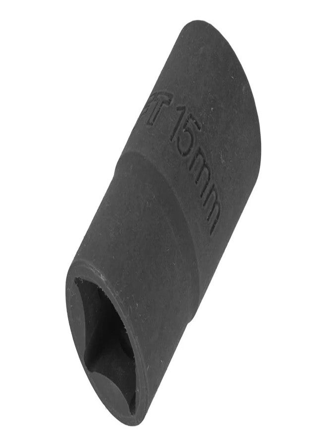 FORCEKRAFT 1/2-Inch Drive Impact Socket, 15mm, 6-Point | Manual & Impact Tool Compatible | Cr-V Steel | Rust-Resistant Finish - Image 3