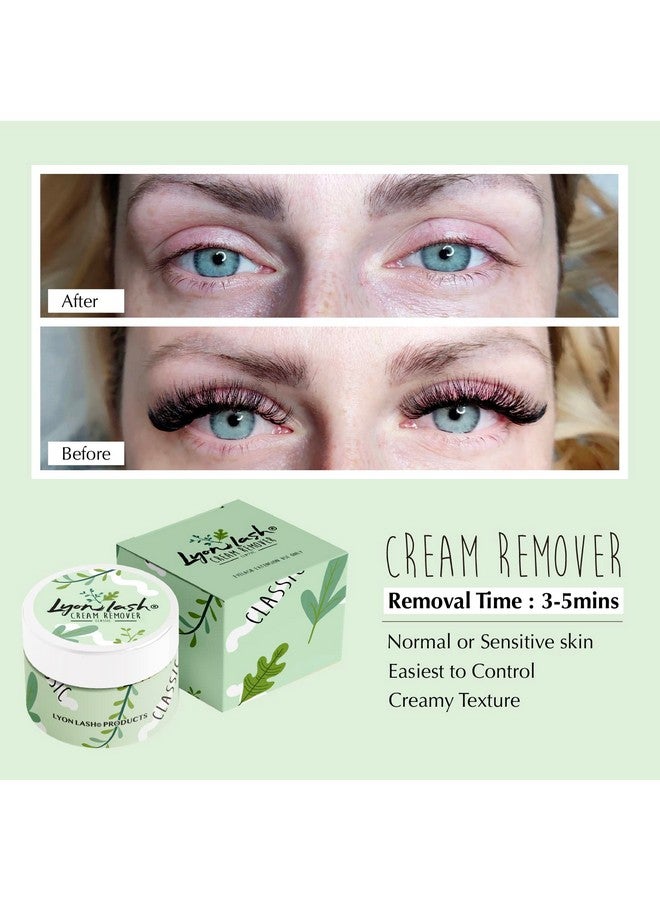 Lyon lash مزيل كريم ليونلاش برو اللطيف 15 جرام 0.51 أونصة سائلة؛ يزيل غراء وصلات الرموش بفعالية؛ يسبب تهيجًا منخفضًا للبشرة الحساسة؛ مستلزمات وصلات الرموش الأساسية (كلاسيكي) - Image 4