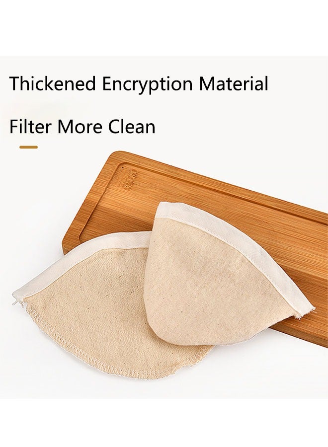 Reusable Coffee Filter Bag with Handle, Coffee Filter Super Fine Mesh for Sustainable Brewing - Image 3