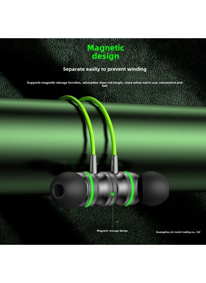 Generic - Listening Sound Identification Csgo Special Gaming Headset Wired In-ear Desktop Computer Notebook With Microphone Cf E-sports Cs-Color:Official Standard Configuration-电竞 Green ☆ 3.5mm Round Hole [ ★ Listen To The Sound And Identify The Position. ☆ HiFi Sound Quality] - Image 1