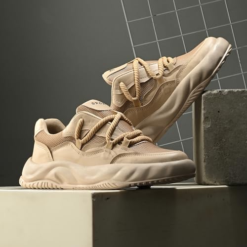Amico Sneakers for Men | Casual Shoes for Boys | Mens Beige Sneakers - Image 2