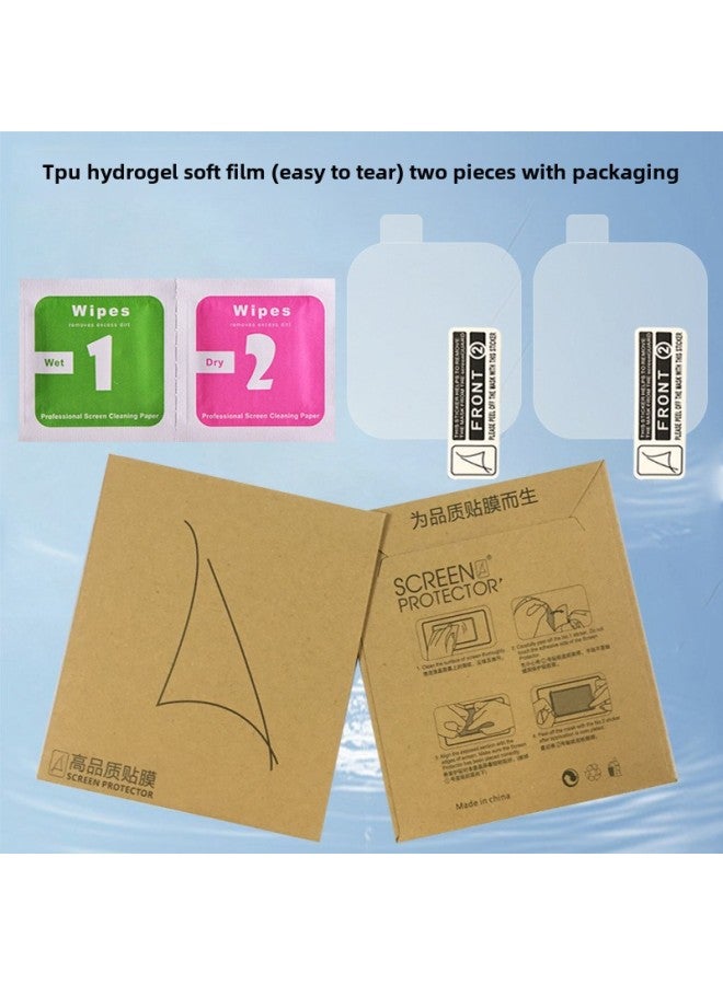 Suitable For Honor Pro HaylouWatch Watch Film PMMA Composite Hot Bending Full Screen TPU Water Coagulation Protective Film-Color:TPU Hydrogel Film (easy To Tear) Two Pieces-Size:Honor Choose Haylou Watch - Image 1