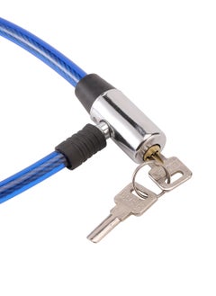 LAWAZIM Heavy-Duty Bicycle Lock with Cable - Iron Head Security Anti-Theft Design 12x65cm - Versatile Bike/Motorcycle Security Solution | Bike Lock Holder Security Cable Lock Cycling Gear Outdoors  - Image 5