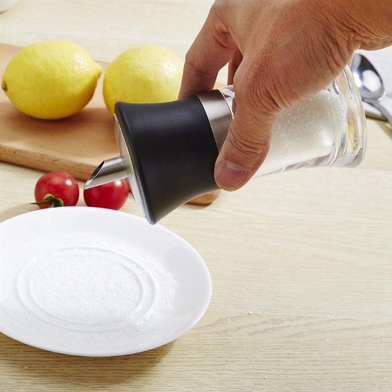 Household Acrylic Sugar Jar Dispenser Sugar Shaker For Coffee Baking with Pouring Spout and Lid Cereal , Tea Kitchen Utensil Accessories(100mL) - Image 1
