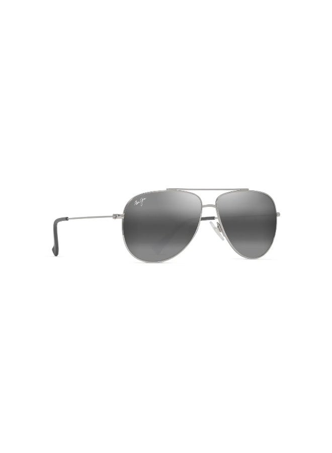 MAUI JIM Hauoli XS 589 17 Men's Full Rim Aviator Polarized Sunglasses - Image 1