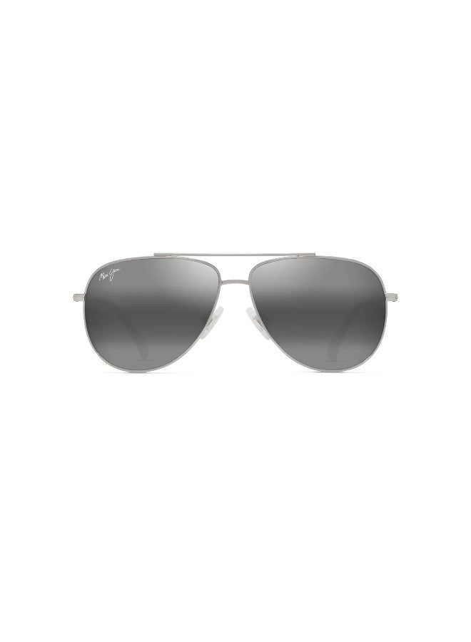 MAUI JIM Hauoli XS 589 17 Men's Full Rim Aviator Polarized Sunglasses - Image 2