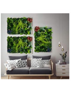 Generic FFD Artificial Plant Wall Hedge Grass Mat 40x60cm – Synthetic Faux Grass Panels for Indoor & Outdoor Home, Garden, Villa Decoration  - Image 4