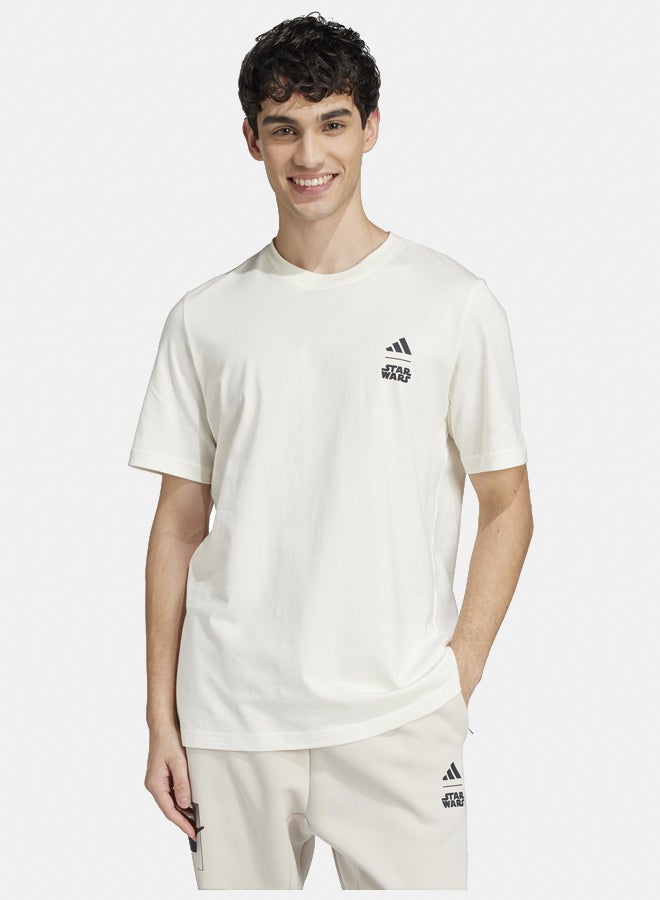 Adidas star wars the mandalorian regular fit back men's graphic t-shirt  - Image 1