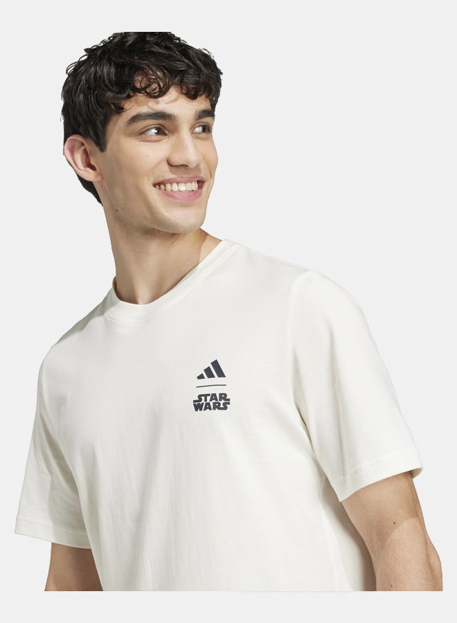 Adidas star wars the mandalorian regular fit back men's graphic t-shirt  - Image 3