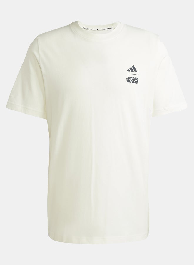 Adidas star wars the mandalorian regular fit back men's graphic t-shirt  - Image 2