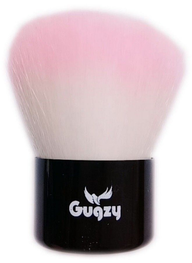 Gugzy Kabuki Makeup Face Powder Foundation Blush Cosmetic Brush (Black Pink) - Image 2