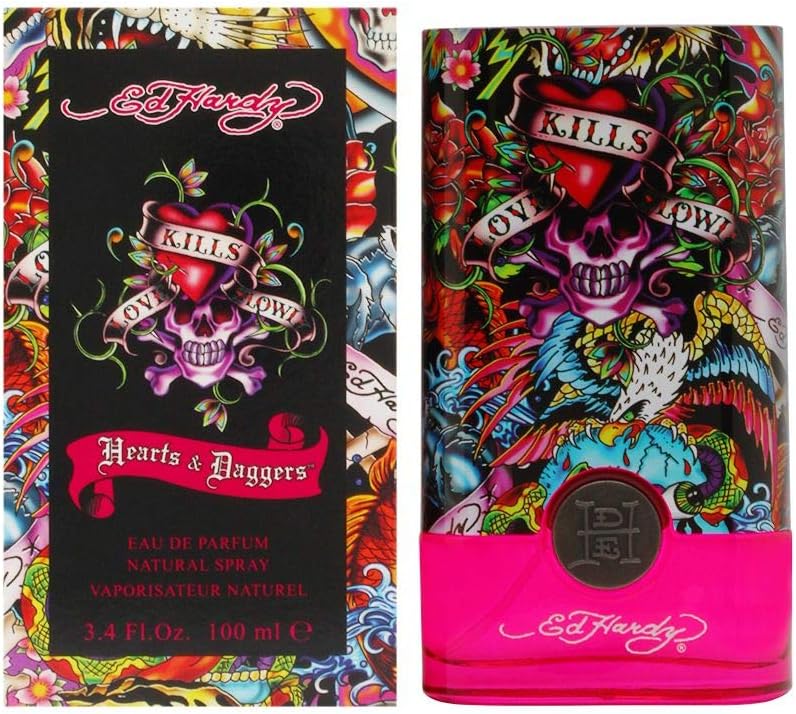 Ed Hardy Hearts & Daggers Eau de Parfum Spray for Women - 3.4 oz - Image 1
