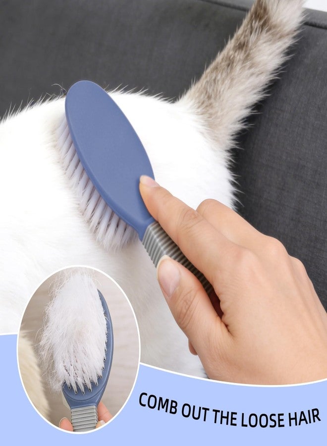 Histotree Blue Dog Brush for Shedding Pet Grooming Tool for Short Haired Dogs and Cats Remove Loose Hair Knots Tangles Clothes Sofa Furniture Pet Hair Removal Brush - Image 4