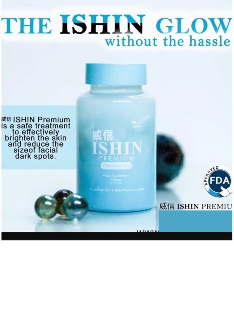 آي شين مكمل غذائي إيشين بريميون جلوتاثيون بلس 700 ملجم/42 جم - Image 4