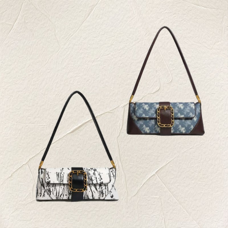 New Baguette Underarm High-End This Year'S Popular Bag Shoulder Commuter Bag Niche High-End Sense - Image 2