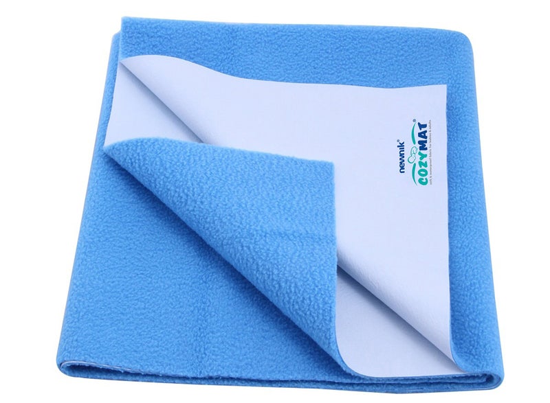 Newnik Baby Mat Waterproof Dry Sheet/Reusable Absorbent Sheets/Underpads (Size: 200cm X 260cm) Firoza, Double Bed - Image 1