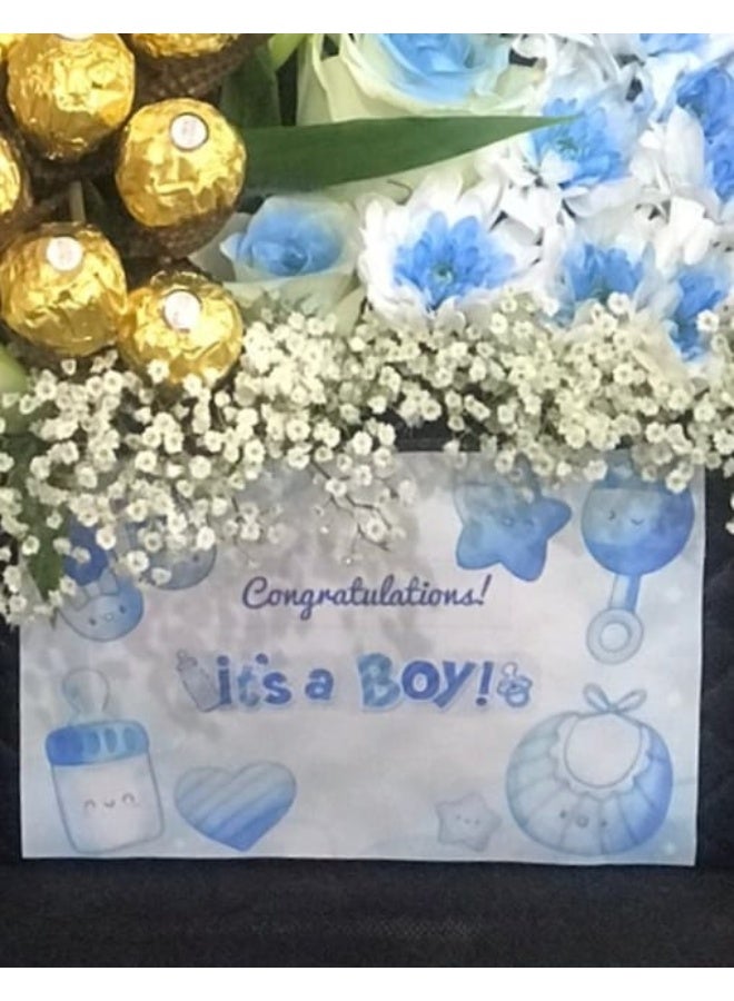 Carmel Flowers Its A Boy Bag - Image 2