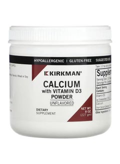 Kirkman Labs Calcium with Vitamin D3 Powder, Unflavored, 8 oz (227 g) 