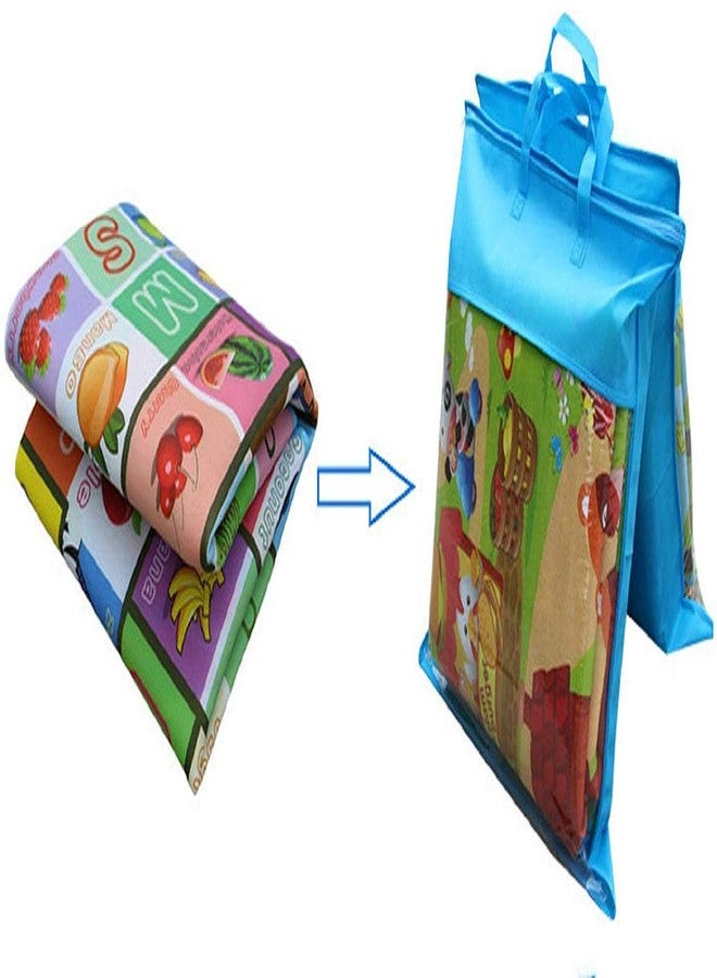 Vroxy Double Sided Water Proof Baby Mat Carpet Baby Crawl Play Mat Kids Infant Crawling Play Mat Carpet Baby Gym Water Resistant Baby Play & Crawl Mat (Assorted) (Large - 150 X 180 Cm) - Image 5