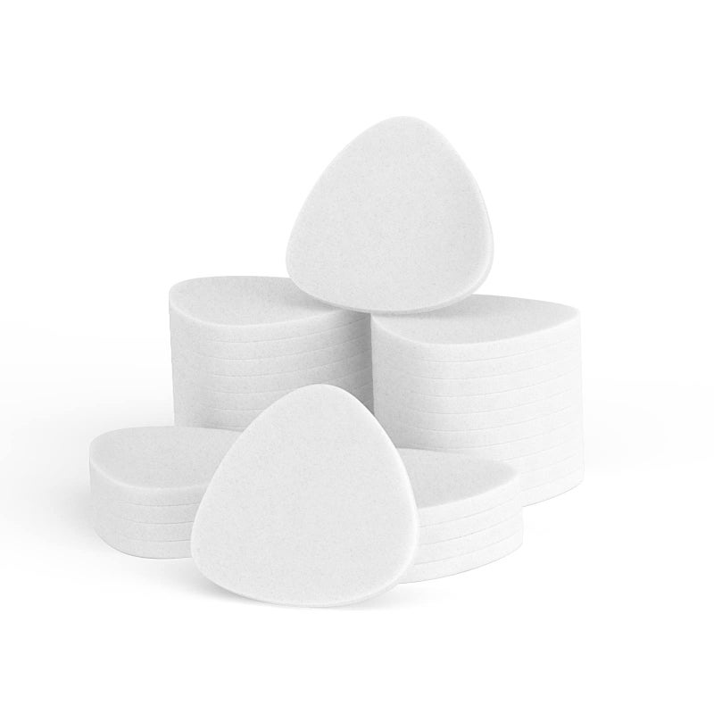 Ulrempart Refill Pad Compatible with Homedics Humidifier Essential Oil Diffuser  Essential Oil Replacement Microfiber Pad  Triangle Oil Tray Pad  White 30Pack