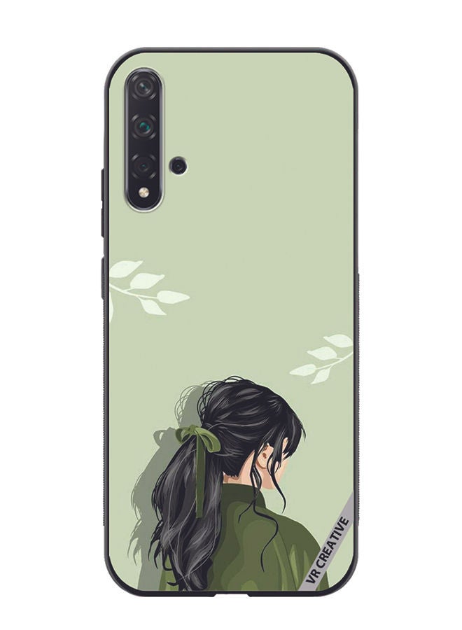 VR CREATIVE Protective Case Cover For Huawei Nova 5T A Girl Design Multicolour - Image 1