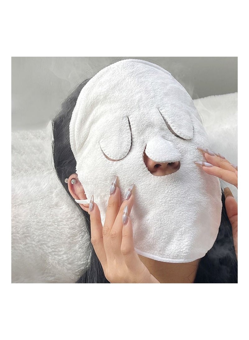 2 Pieces Towel Mask Reusable Face Towel - Image 1