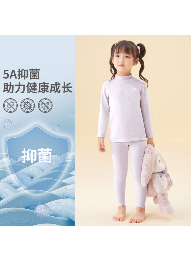 Long time companion 5a Antibacterial Soft & Stretchy Unisex Kids Thermal Underwear/pajamas 2-in-1 - Image 4