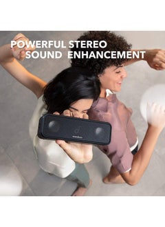 Soundcore Anker 3 Portable Bluetooth Speaker - Wireless, IPX7 Waterproof, 24H Playtime, Pure Titanium Diaphragm Drivers, PartyCast, BassUp, Custom EQ App - for Home, Shower, Outdoor, and Beach  - Image 2