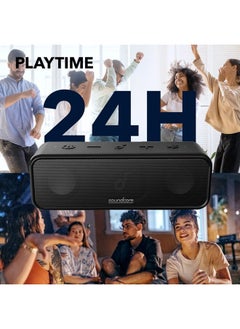 Soundcore Anker 3 Portable Bluetooth Speaker - Wireless, IPX7 Waterproof, 24H Playtime, Pure Titanium Diaphragm Drivers, PartyCast, BassUp, Custom EQ App - for Home, Shower, Outdoor, and Beach  - Image 3