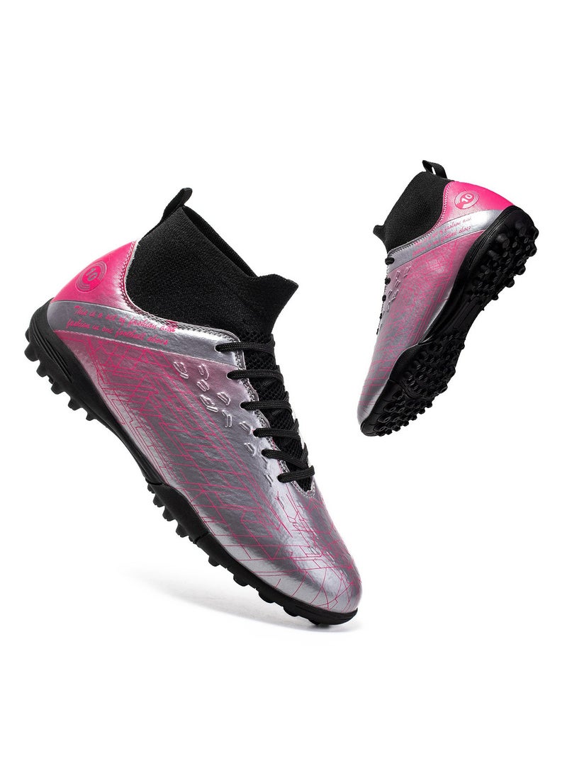 SKT Shiketro Men's Football Shoes, Suitable For Outdoor Indoor Professional Youth Boys Football Shoes, Unisex Football Shoes.  - Image 1