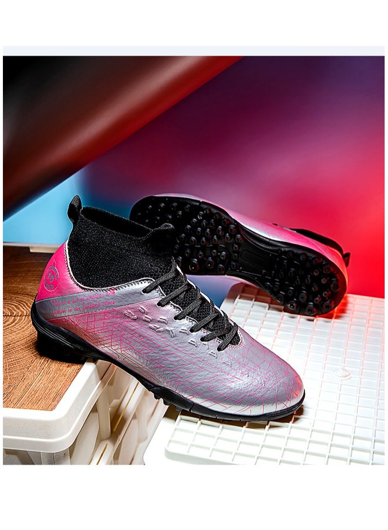 SKT Shiketro Men's Football Shoes, Suitable For Outdoor Indoor Professional Youth Boys Football Shoes, Unisex Football Shoes.  - Image 5
