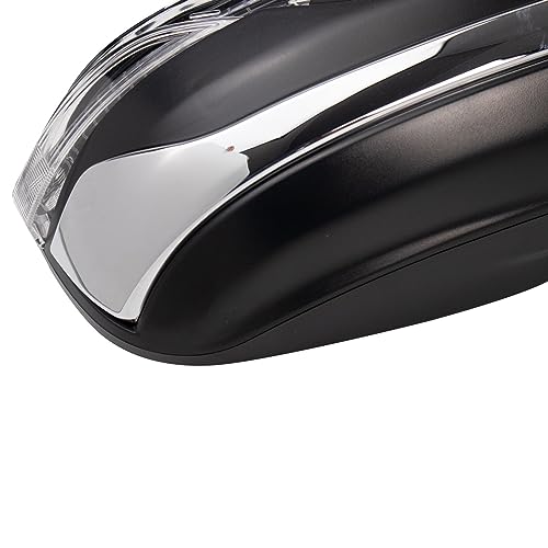 TRQ Driver & Passenger Side Mirror Set with Heat Manual Folding with Blind Spot Indicator Compatible with 2020-2021 Subaru Legacy Outback SU1320186 SU1321186 - Image 3