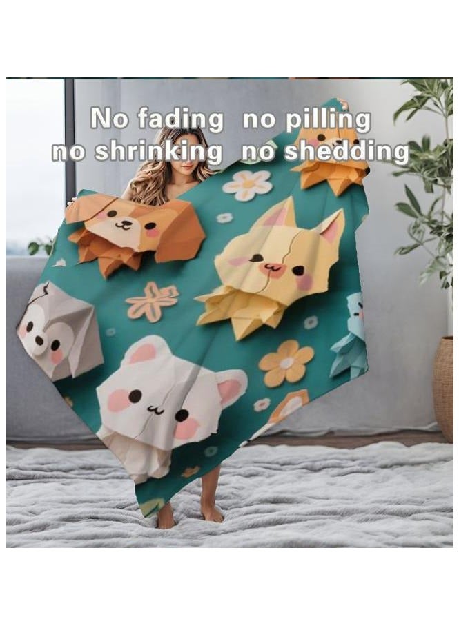 general Baby and children's cartoon flannel thin blanket (warm and comfortable, suitable for sleep, games) 70cm*100cm - 869 - Image 5