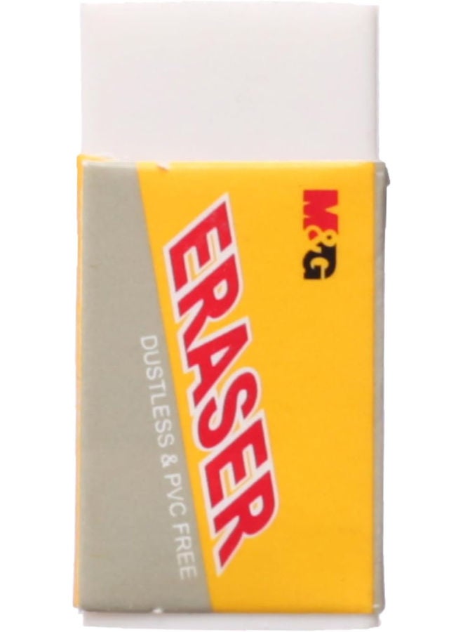 M&G Small White Eraser, Compact Effective Pencil Corrections - Image 1