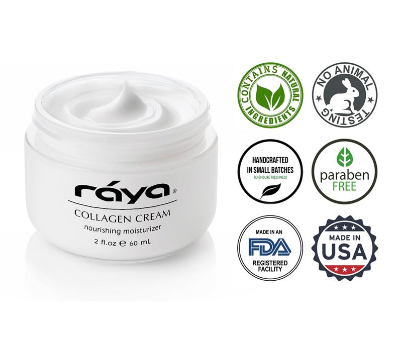 Raya Collagen Cream (302) | Moisturizing and Nourishing Face Cream for Combination and Dry Skin | Helps Reduce Fine Lines and Wrinkles - Image 4