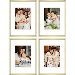 Golden State Art  9x12 Metal Picture Frames with Mat for 6x8 Photo  Set of 49 x 12 Aluminum Photo Frame with Real Glass  Wall Decor or Tabletop Display  Modern Gold - pzsku/Z93588F57A8DEC67AFC73Z/45/1749491256/7fed9739-6e4c-46cc-a76e-695edcf785f2