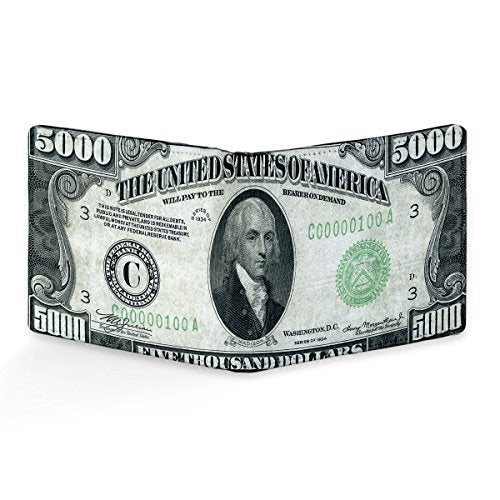 ShopMantra Dollar Artwork Printed Pu Grey Leather Wallet For Men's - Image 5