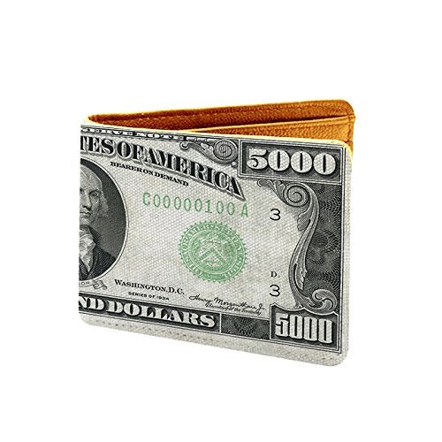 ShopMantra Dollar Artwork Printed Pu Grey Leather Wallet For Men's - Image 3