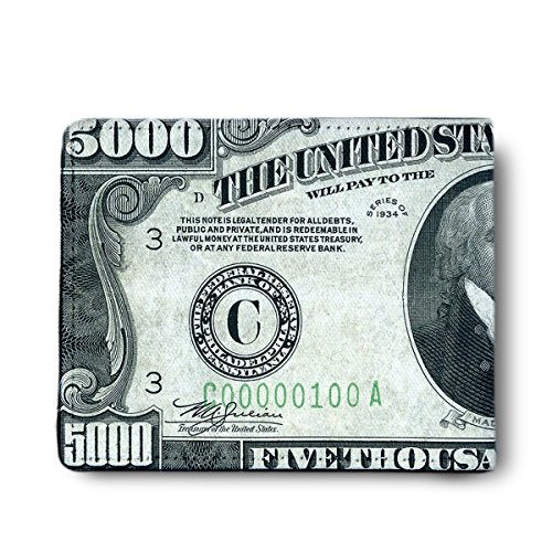 ShopMantra Dollar Artwork Printed Pu Grey Leather Wallet For Men's - Image 2