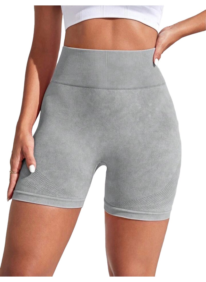 Sweet Cathy Yoga Shorts Seamless High Waist Scrunch Butt Lift Sports Tummy Control Stretcable Compression Fitness Gym for Women - Image 3