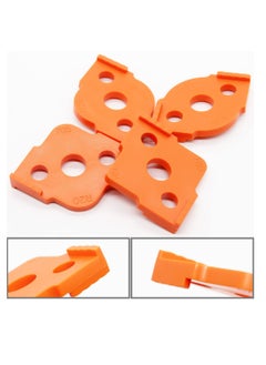 KASTWAVE Radius Jig Router Templates Corner Routing Templates, ABS+CNC high Hardness Processing Glue, Rounded Corners Bit R5 R10 R15 R20 R25 R30 R35 R40 (1 Set of 4 Packs)  - Image 1
