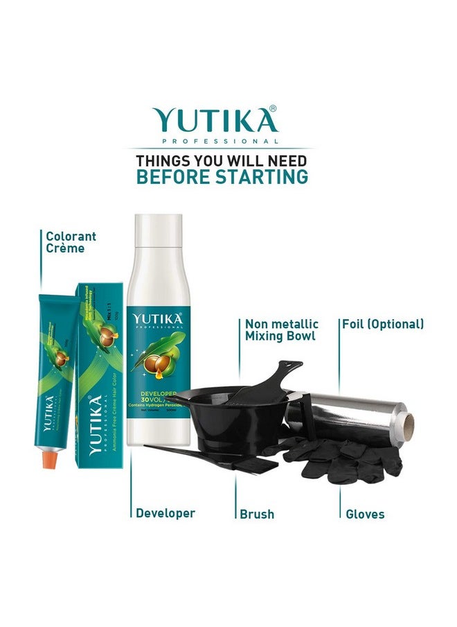 Yutika - Yuthika Professional Hair Developer 20 Volume (6%) Hair Color, 250Ml - White - Image 1