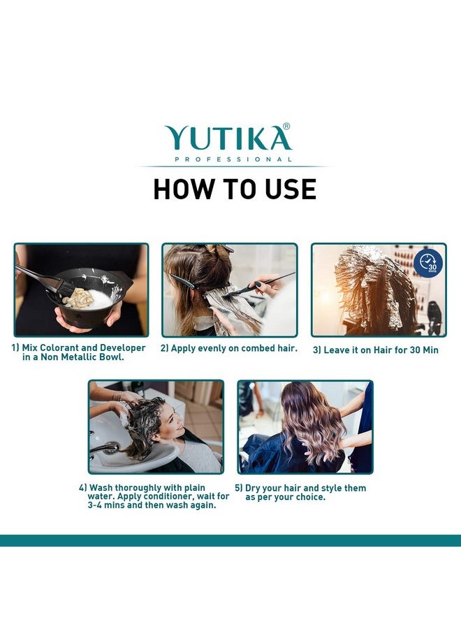 Yutika - Yuthika Professional Hair Developer 20 Volume (6%) Hair Color, 250Ml - White - Image 1