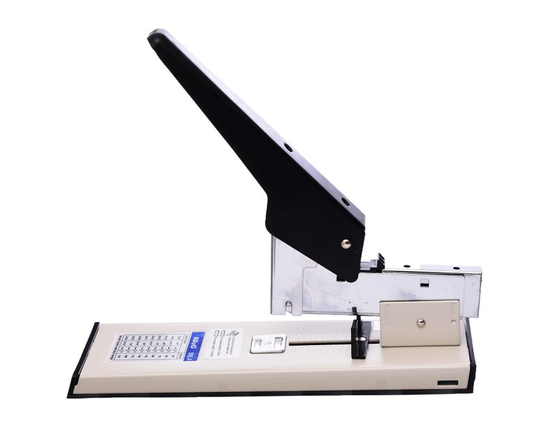 Kwtrio 50-LA High Quality Heavy Duty Stapler Capacity 210 Sheets Use Staples 23/6-24mm For Office, Student - Black Grey