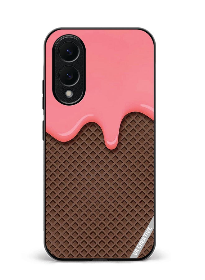 VR CREATIVE Protective Case Cover For Samsung Galaxy S25 Edge Waffle Design Multicolour