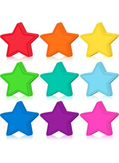 Geyee Geyee 108 Pcs Star Cutouts Bulletin Board Stars Classroom Cutouts Decorations 3.5 Inch Colorful Paper Star Shaped Die Cut for Teachers Kids DIY Craft School Chalkboard Wall Decor  - Image 1