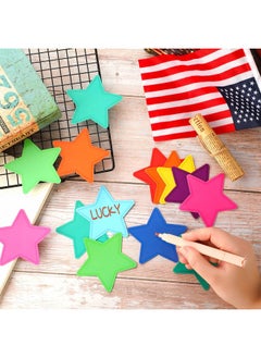 Geyee Geyee 108 Pcs Star Cutouts Bulletin Board Stars Classroom Cutouts Decorations 3.5 Inch Colorful Paper Star Shaped Die Cut for Teachers Kids DIY Craft School Chalkboard Wall Decor  - Image 3