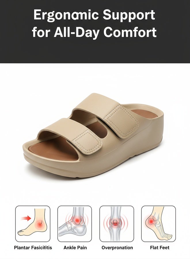 (مصمم بالتعاون مع فريق إعادة التأهيل الطبي) شبشب قابل للتعديل لدعم مثالي - Image 1